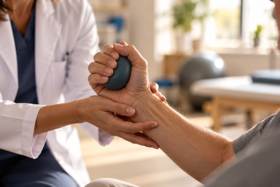 "Reabilitação motora pós-AVC com apoio de fisioterapeuta na Reabilitar Clínica"